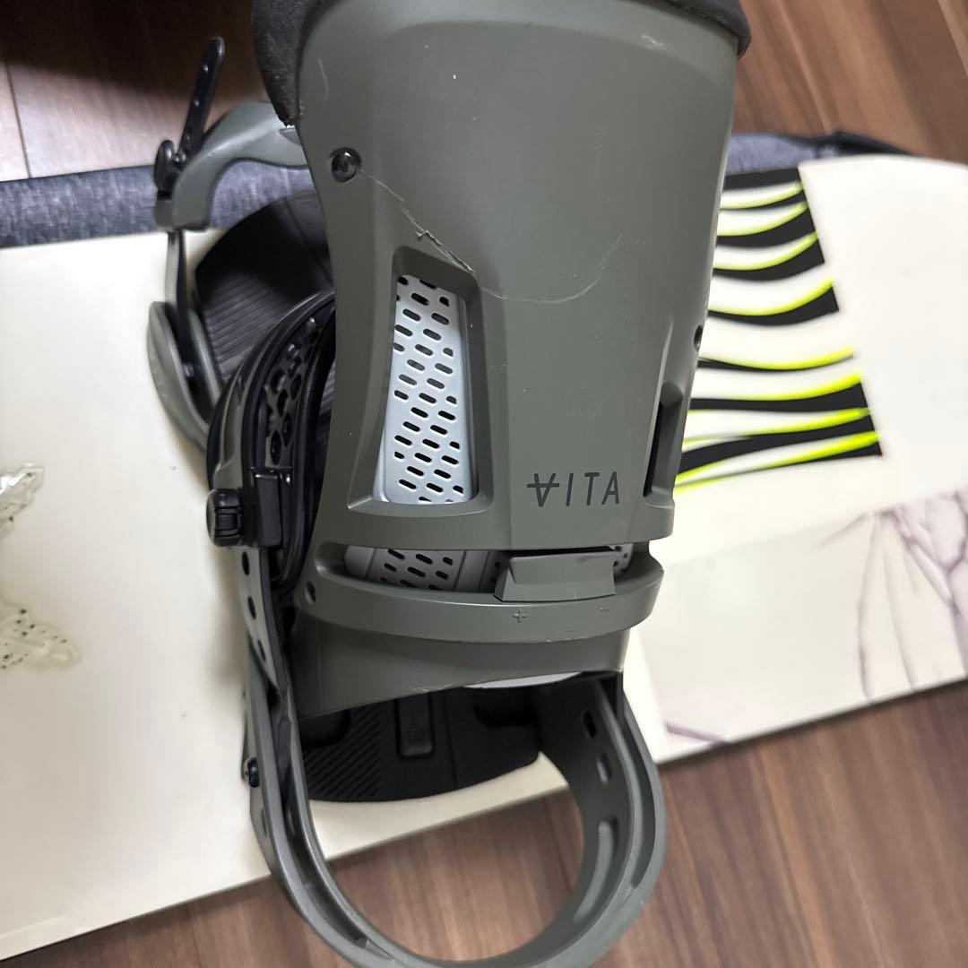 超美品 サロモン VILLAIN 153 バートン MALAVITA Mサイズ