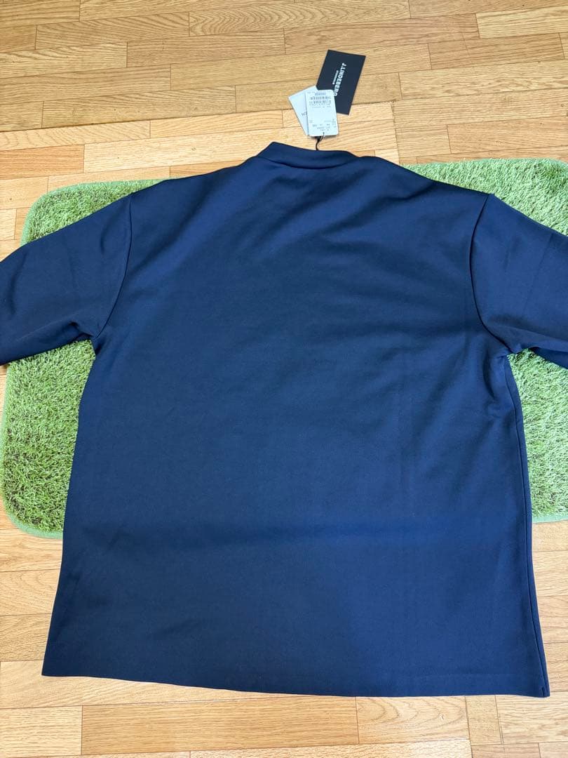 新品正規品【J.LINDBERG】半袖モックネックシャツ　※サイズの記載確認※