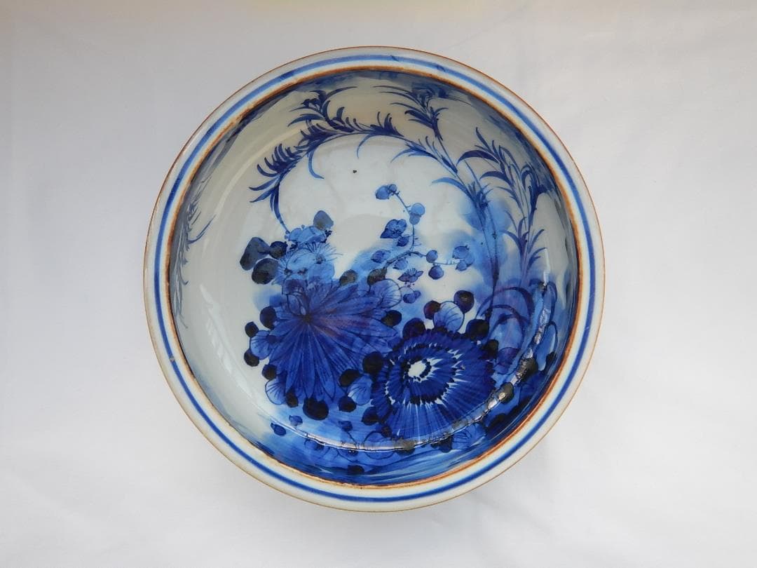 伊万里染付け深鉢