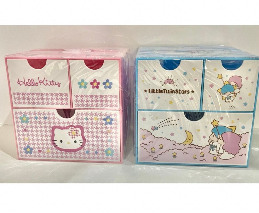 ハローキティ&キキララ 収納ボックスセット