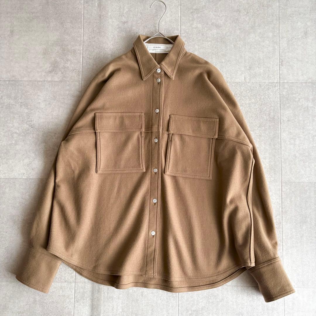 なちここ 様 CINOH WOOL JERSEY SHIRT ジャケット