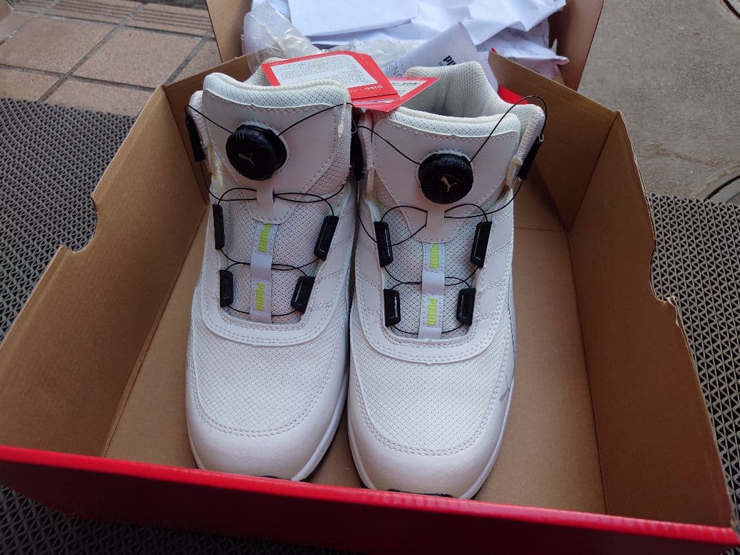 PUMA BOA安全靴 ホワイト