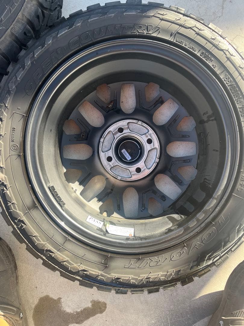 マッドバーン4.5j＋45 オープンカントリー155/65r14 2本セット②