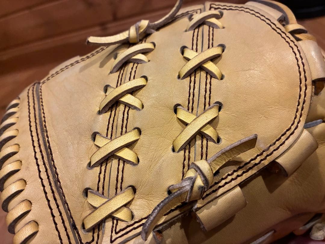 GORILLAJIRUSHI 硬式グローブ イエロー　ゴリラ印　左利き