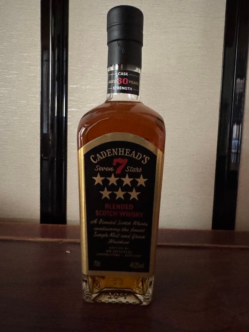 ケイデンヘッド　セブンスターズ　30年　ブレンデッドウイスキー
