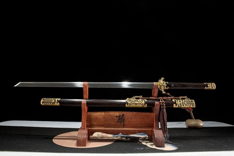 中華武術 刃長73 cm 唐刀・模造刀・模擬刀 練習 武具 【品名】：聴風