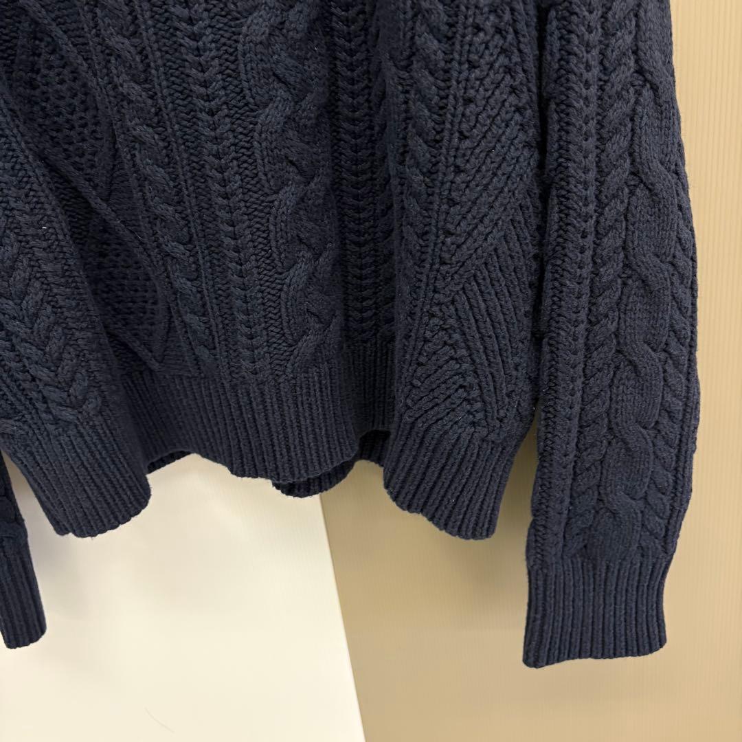 ポロ ラルフローレン ニット 長袖ポロセーターカシミヤ混 コットン　XL