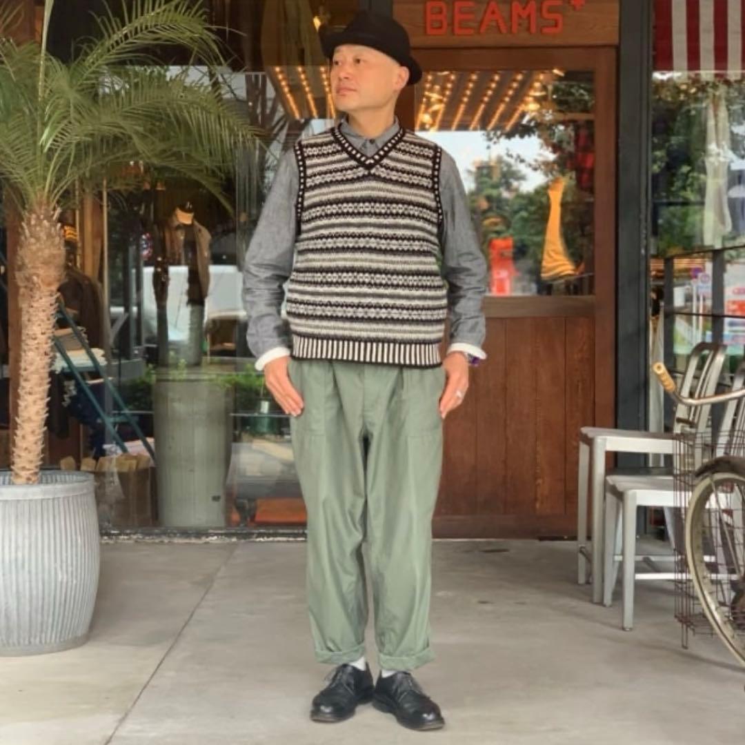 GIM BEAMS PLUS / 別注 フェアアイル ニットベスト【同日発送】