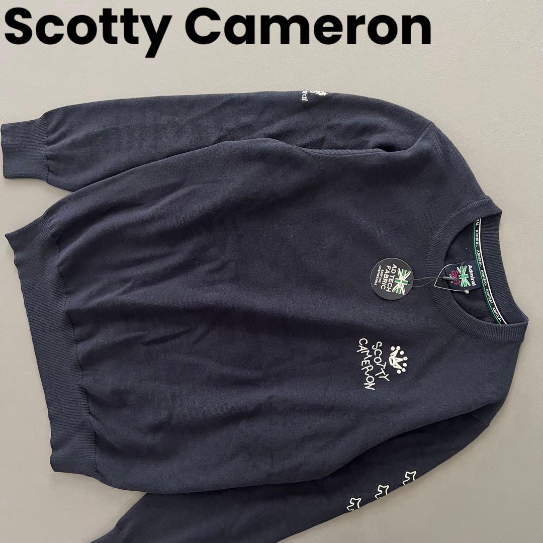 【新品】スコッティキャメロン　アドミラル　ゴルフ　ニット　セーター　ロゴ　XL