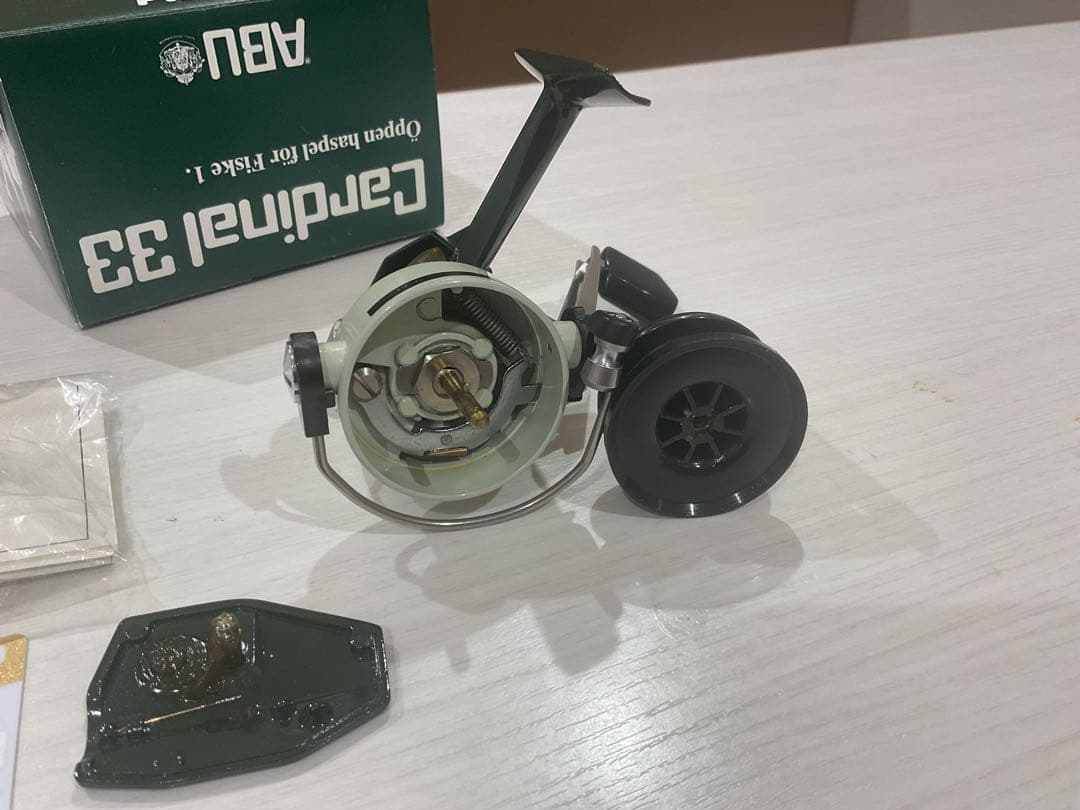 アブカーディナル33リール　釣り未使用品　箱付き