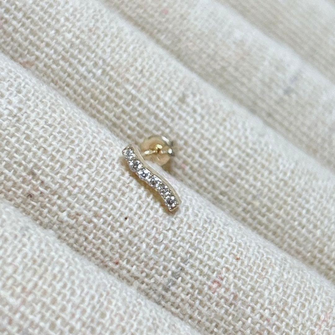 【PRMAL】【K10】 Waving Pave ピアス