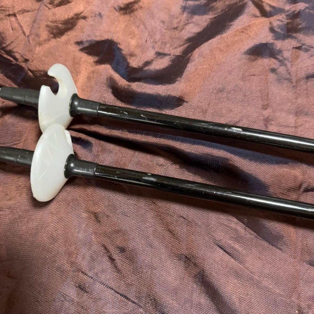 SALOMON サロモン 伸縮式 スキーストック 100-123cm カーボン