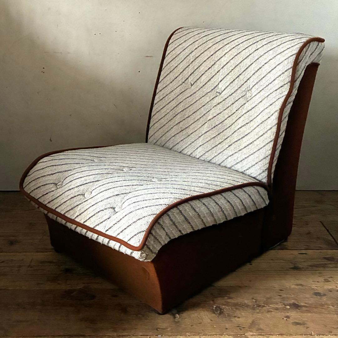 国産ヴィンテージ レトロポップ 1人掛け ソファ ラウンジ 喫茶店