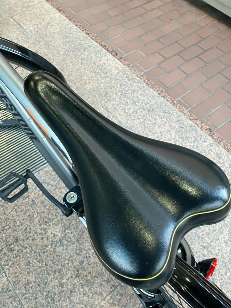 ブリヂストン 電動アシスト自転車 シルバー 28インチ