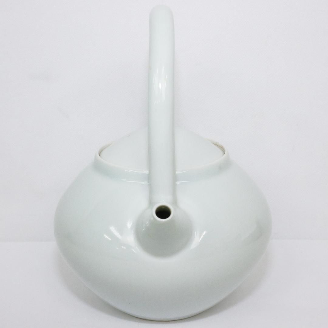 村田亀水造 白磁 急須 煎茶道具