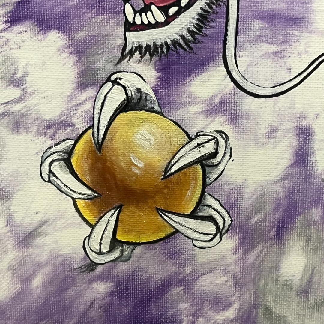 開運絵画　神代龍体文字の龍神画　龍敬子　幸運　画伯　原画　スピリチュアルアート