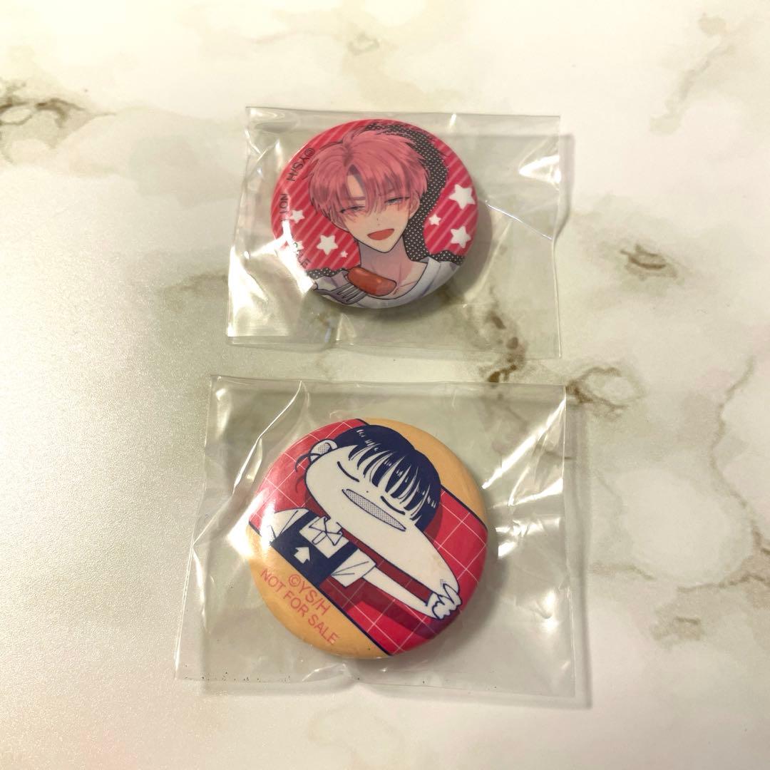 多聞くん今どっち！？ 漫福ガチャ 購入特典 ミニ缶バッジ セット