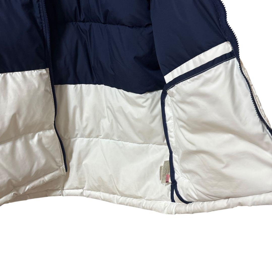 adidas ダウン ジャケット ネイビー/ホワイト 90s ビンテージ