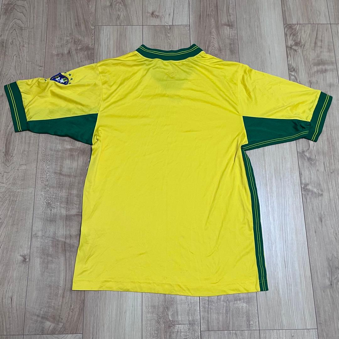 90s NIKE ナイキ　ブラジル代表　ユニフォーム　ゲームシャツ　M