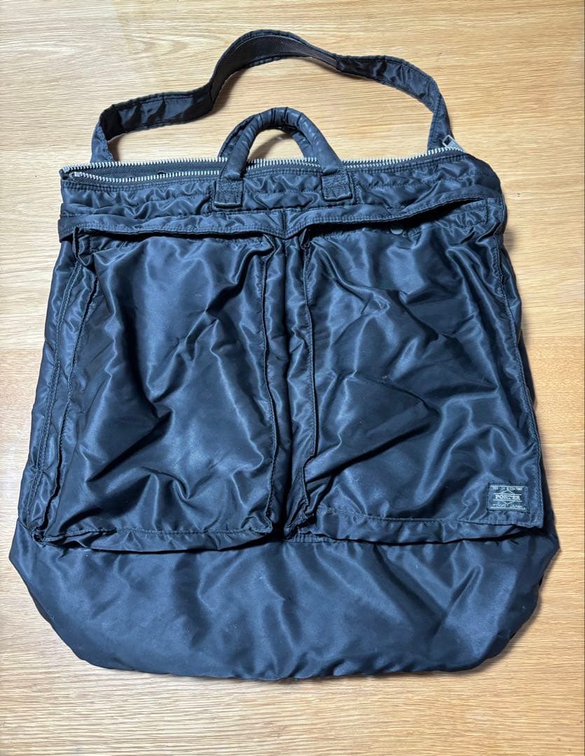 PORTER ポーター タンカー 2WAY ヘルメットバッグ トートショルダー黒