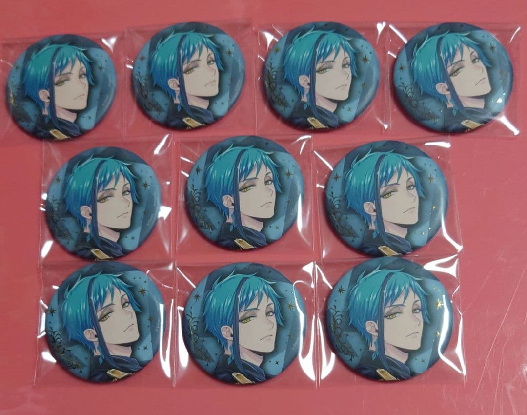 ツイステ フロイド 缶バッジ ツイステ展 ブレイジングジュエル