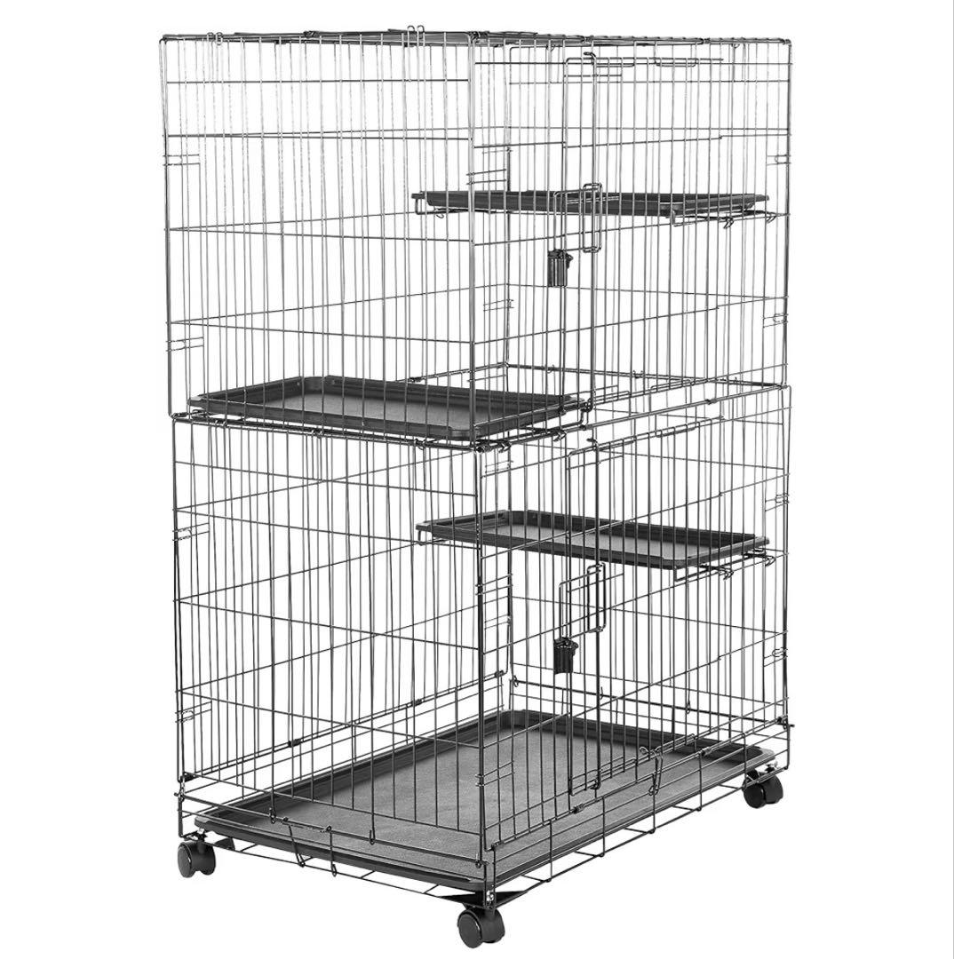 キャットケージ　大型 3段 Amazon　BASIC