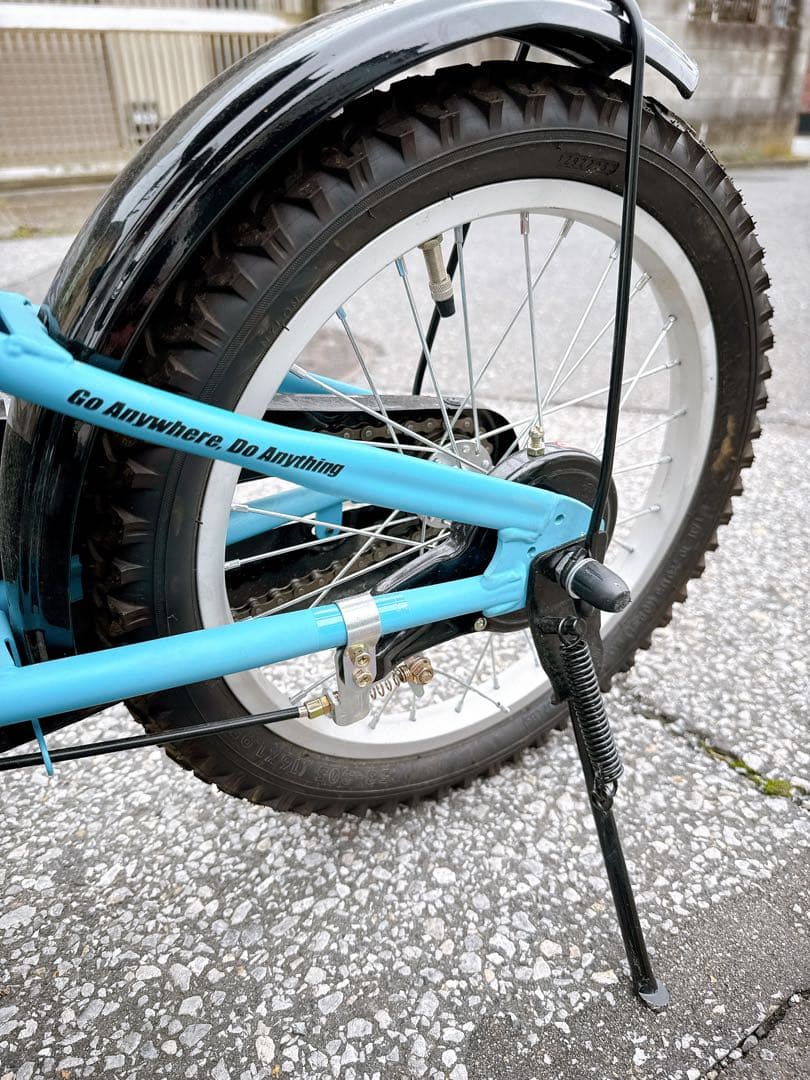 shiori Jeep 子供用自転車 水色 16インチ 前バスケット付き