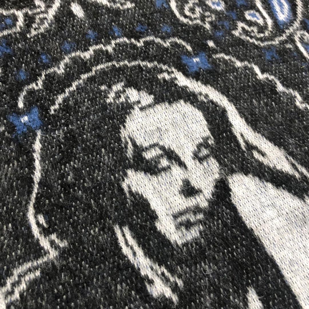 ヒステリックグラマー ニット セーター ビックヒスガールズロゴ　両面ロゴ入り