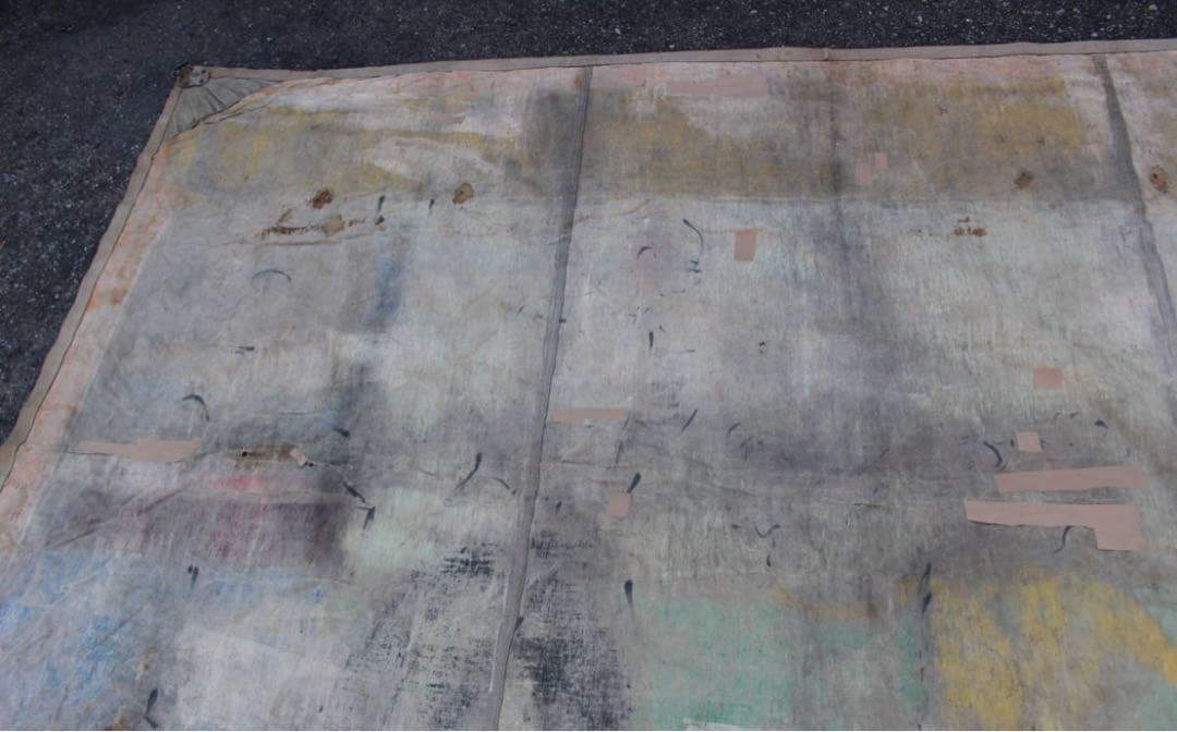 アンティーク　ビンテージ　サーカスバナー　フリークス　1940's 看板