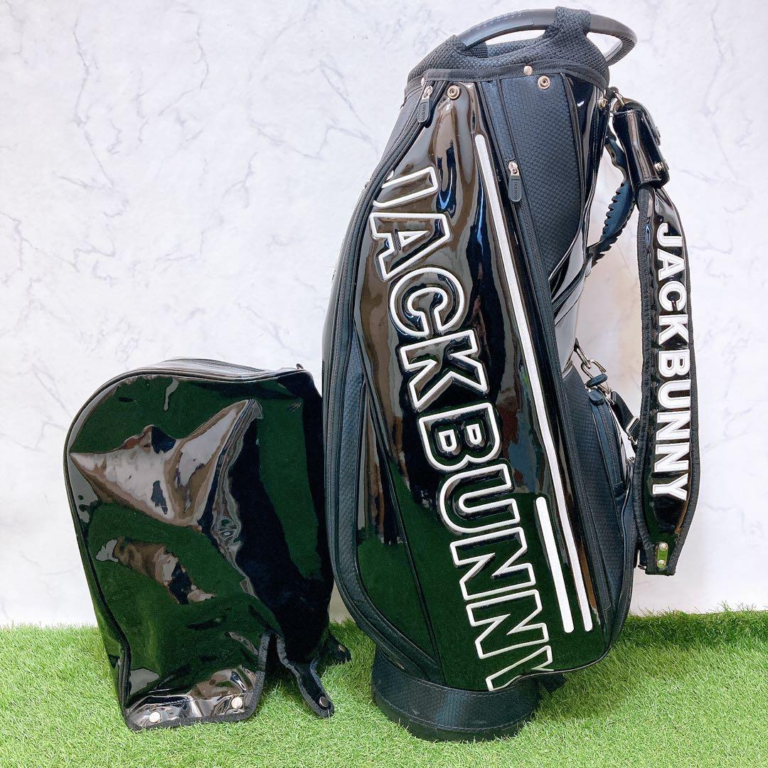 N パーリーゲイツ　ジャックバニー　ゴルフ　キャディバッグ　エナメル　9インチ