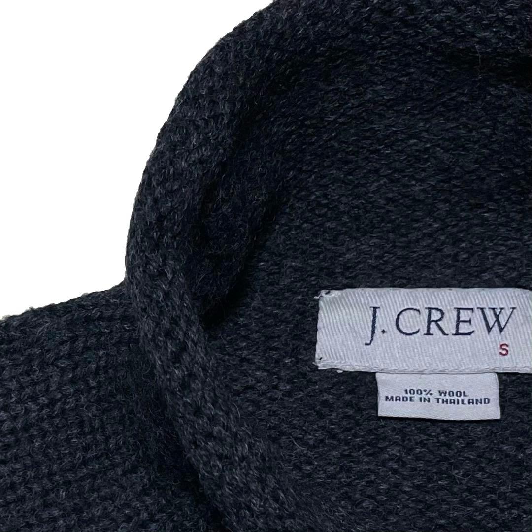 J.CREW ロールネックニット チャコールグレー 杢 ラグランスリーブ 00s