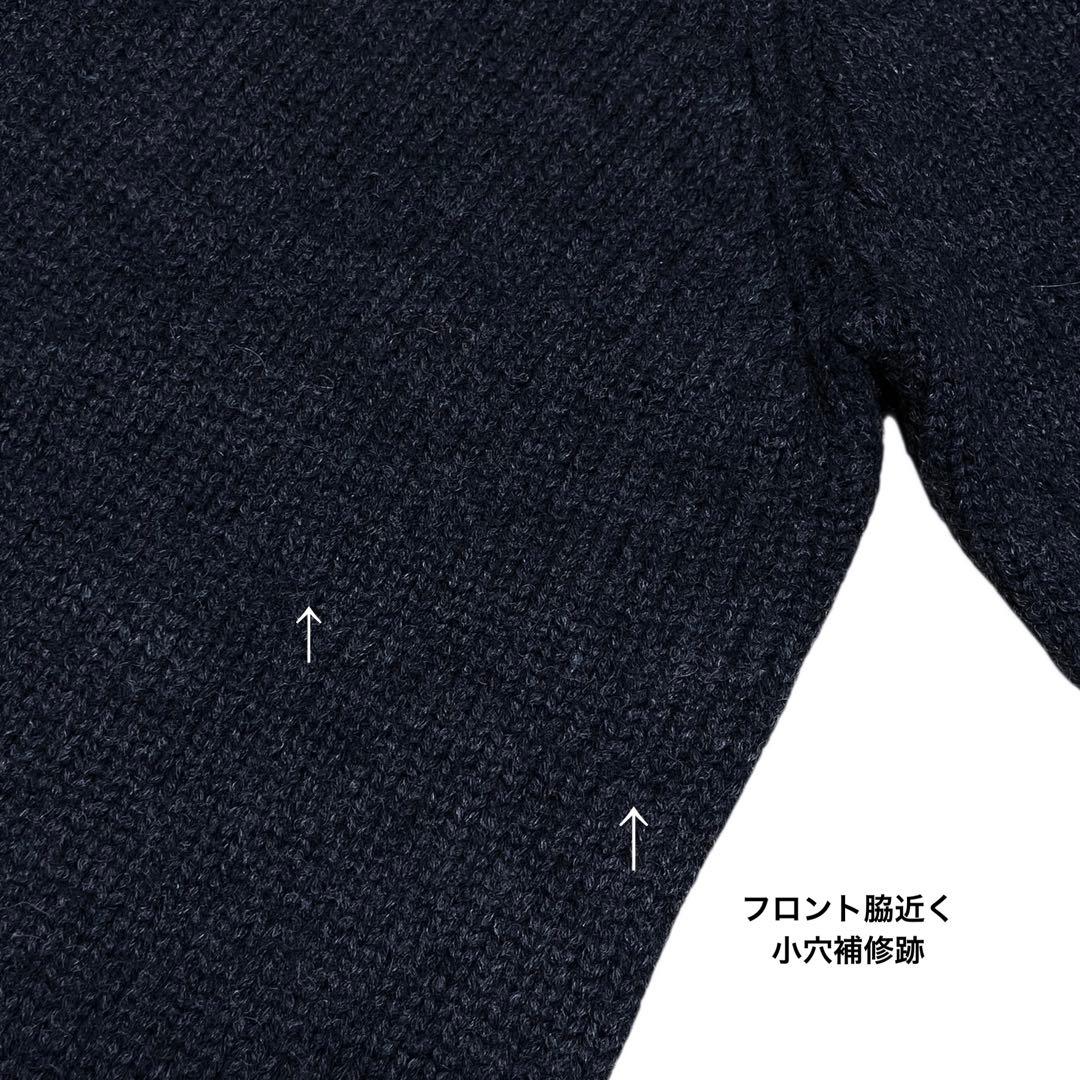 J.CREW ロールネックニット チャコールグレー 杢 ラグランスリーブ 00s