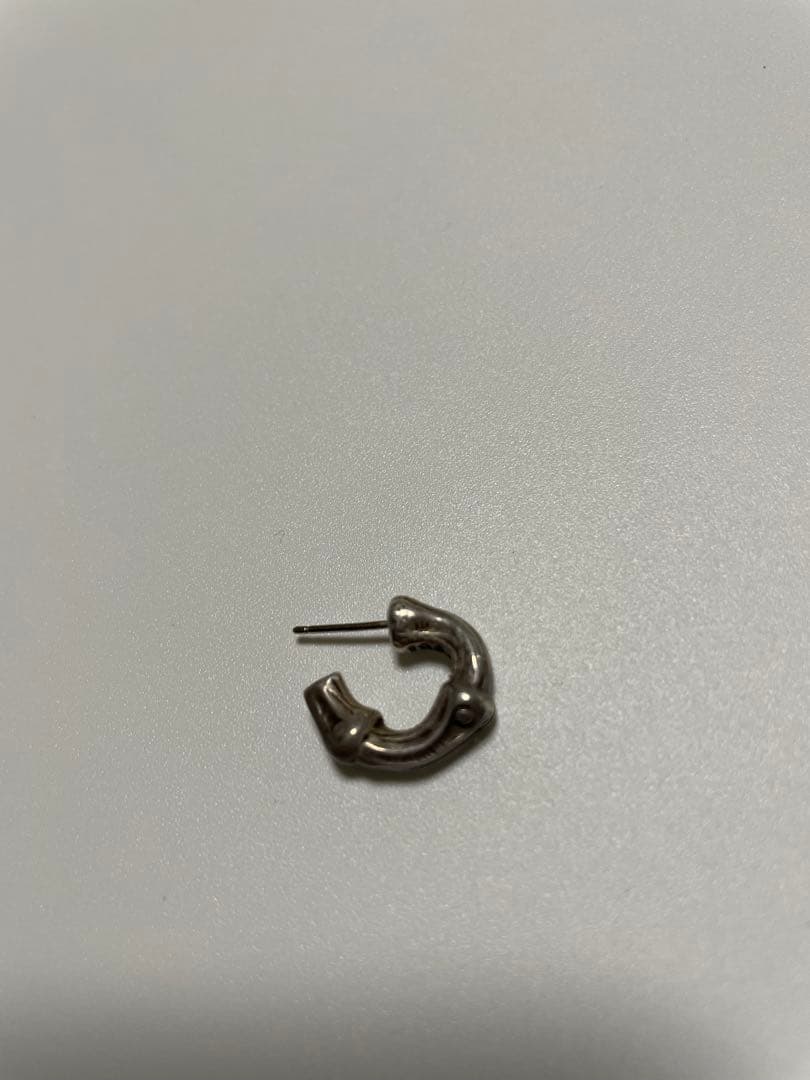 ティファニーバンブーピアス キャッチ欠品片方のみ