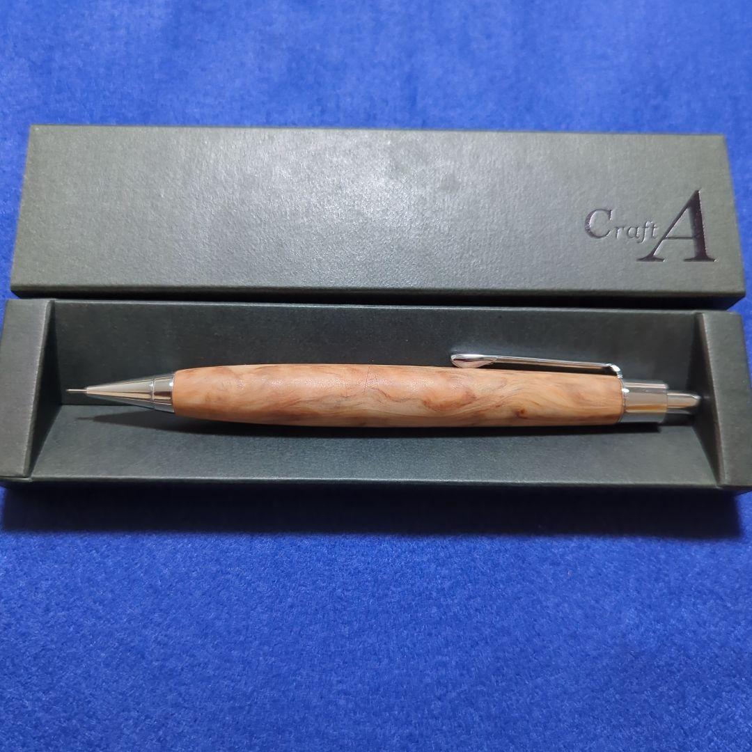 Craft A 木製シャープペンシル　杉アブラ杢