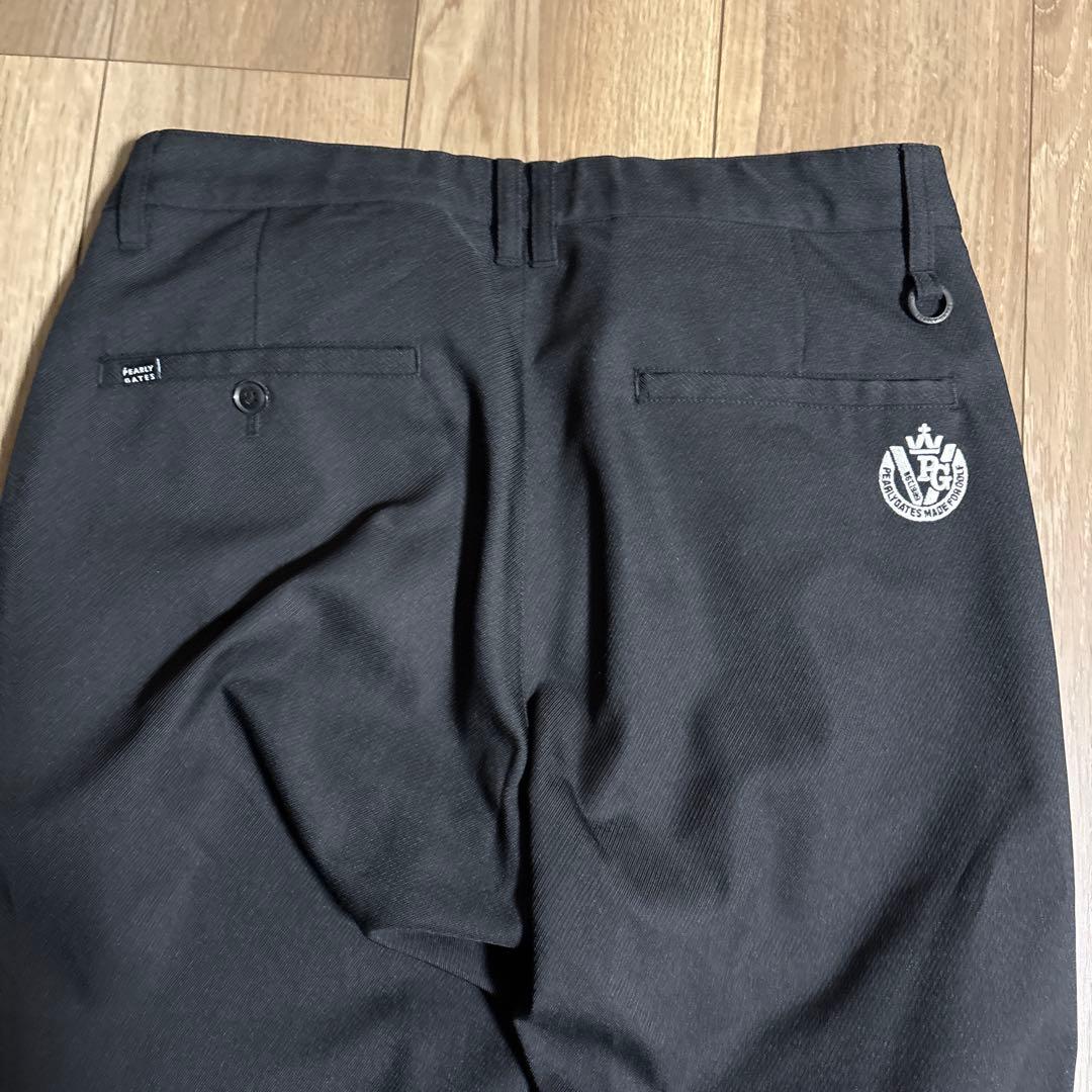 【美品】PEARL Y GATES ブラックパンツ スリムフィット