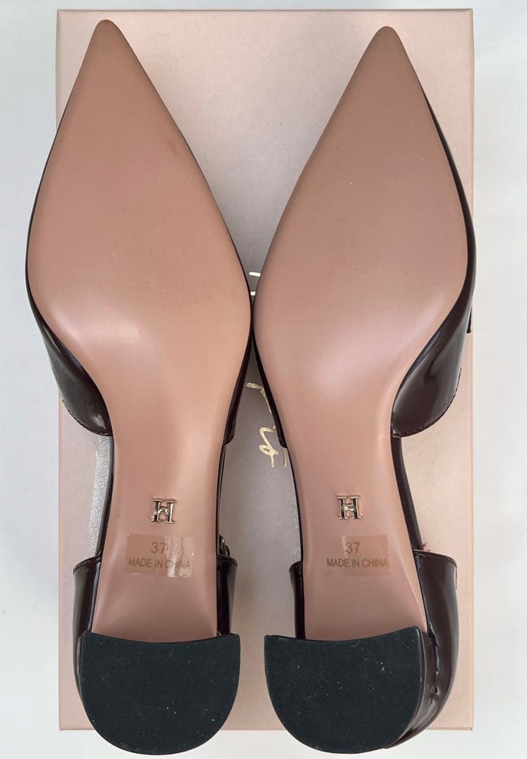 靴 trois Heel Loafers herlipto