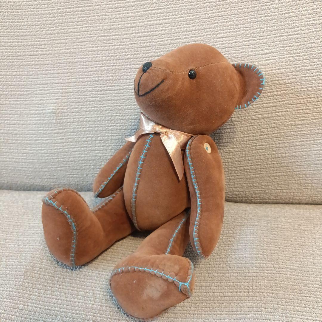 セミニョン　ぬいぐるみ　テディベア　スウェード調