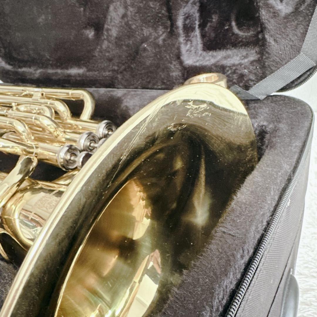 激レア 美品 バリトンホルン 管楽器 吹奏楽 ブラスバンド ハードケース