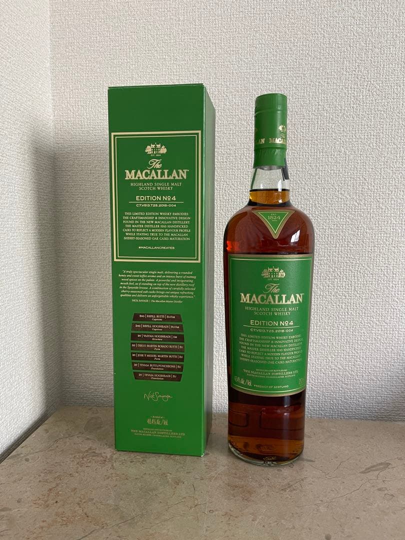 ウイスキー The Macallan Edition No. 4 700ml 48%