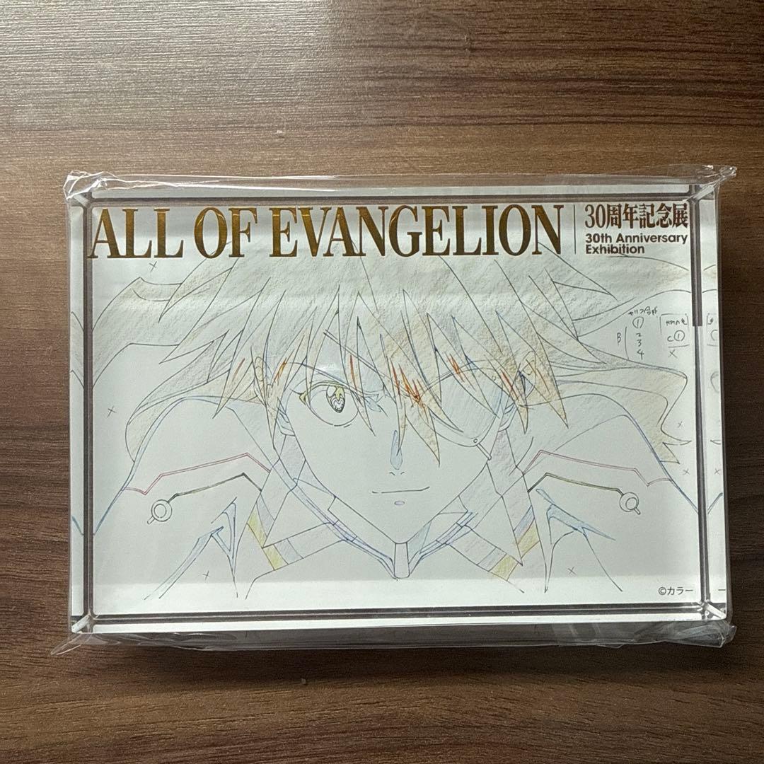 【新品未使用】ALL OF EVANGELION アクリルブロック　アスカ
