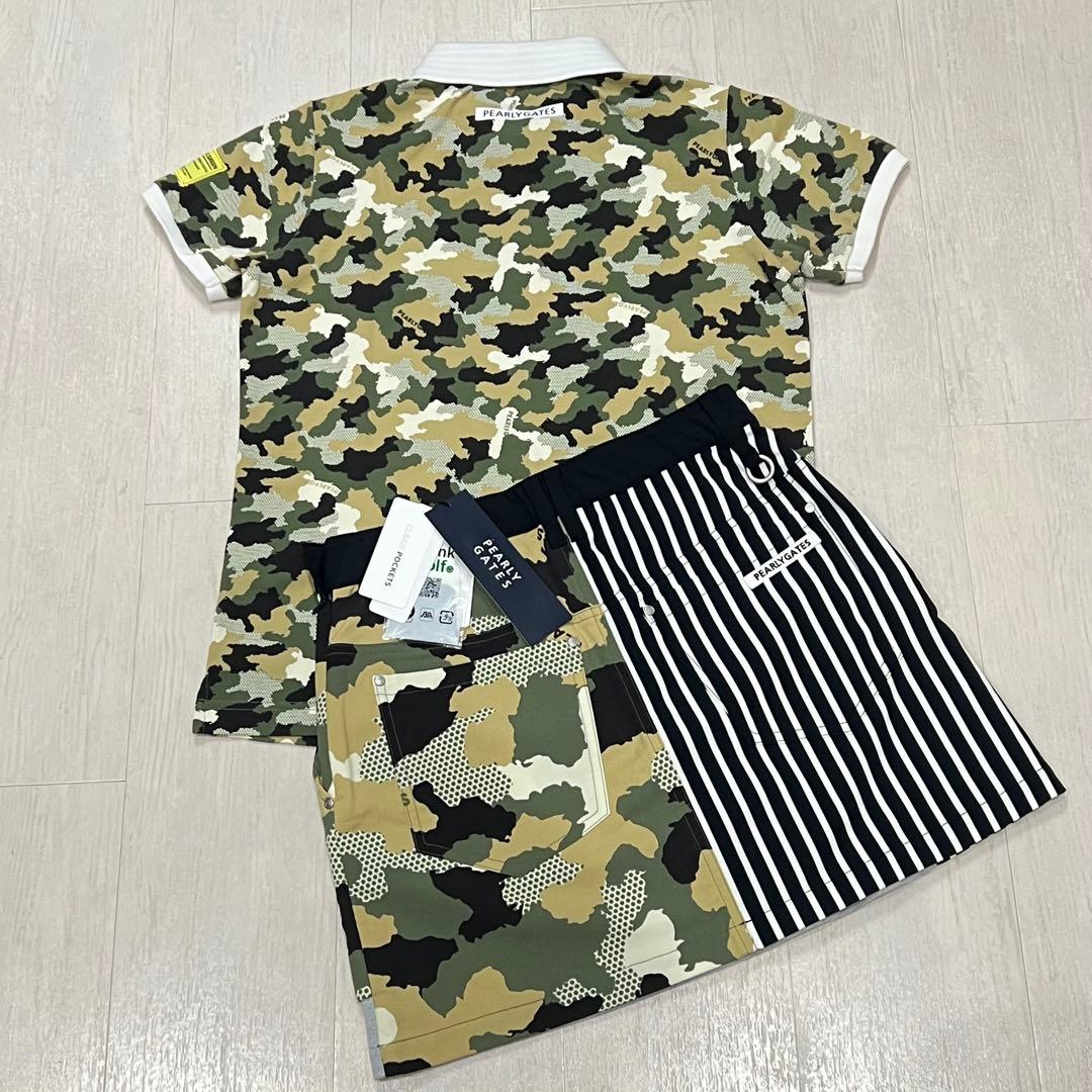 PEARLY GATES パーリーゲイツ セットアップ カモフラ 迷彩 サイズ0