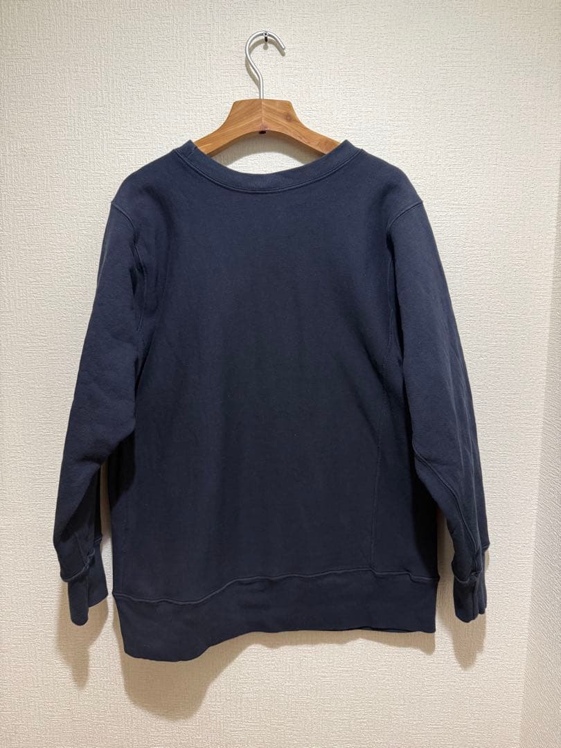 小*文様 休日限定価格　Champion 赤タグ リバースウィーブ L ネイビー