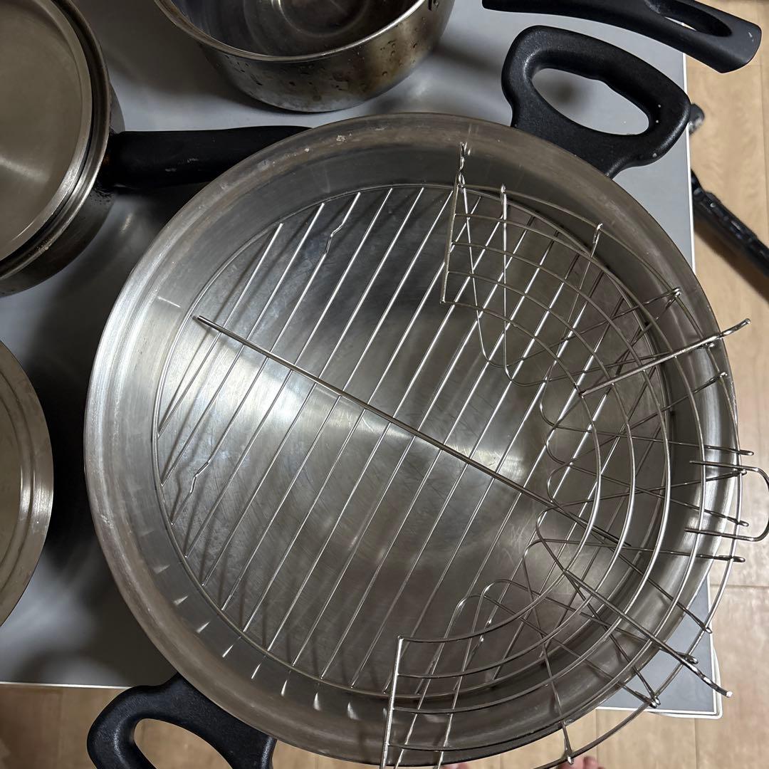 フライパン・鍋等全てガス火対応／IH対応 中古 即発送