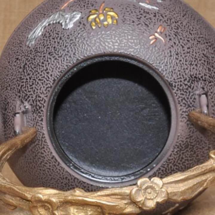 鉄器 急須 伝統工芸 手作り 鉄分補給 鉄瓶　DMT066