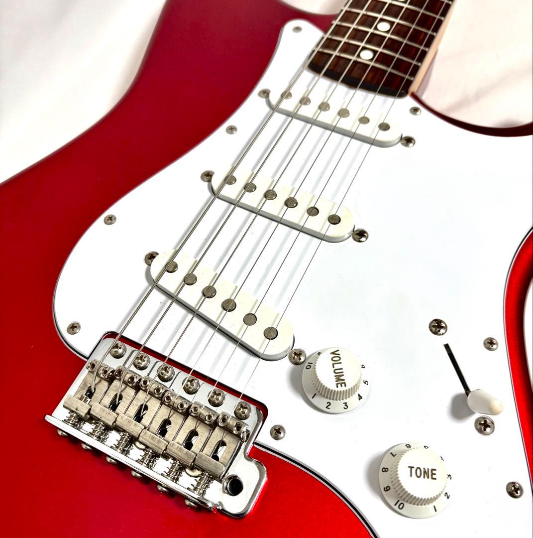 【新品弦張替済】Fender Japan ストラト キャディーアップルレッド