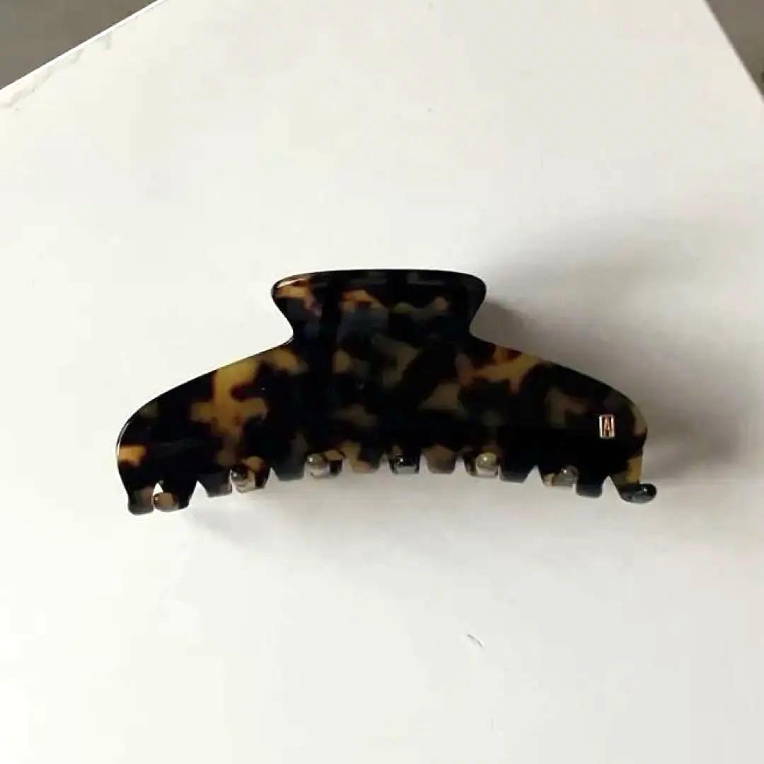 美品 ALEXANDRE DE PARIS べっ甲ヘアクリップ L