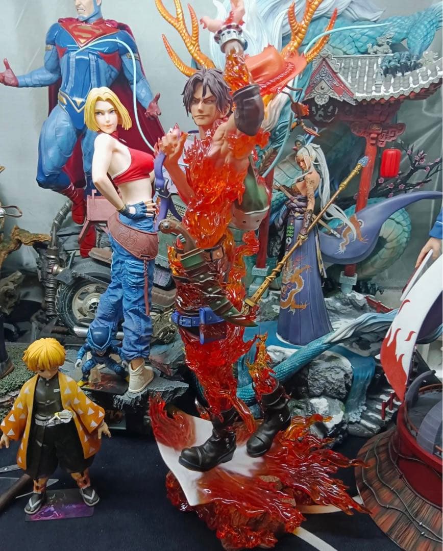 ワンピース 1/4 エース フィギュア ガレージキット