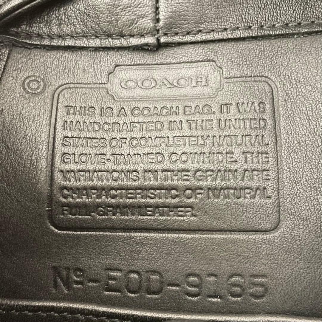 【美品】オールドコーチ COACH ショルダーバッグ 巾着 肩がけ 9165