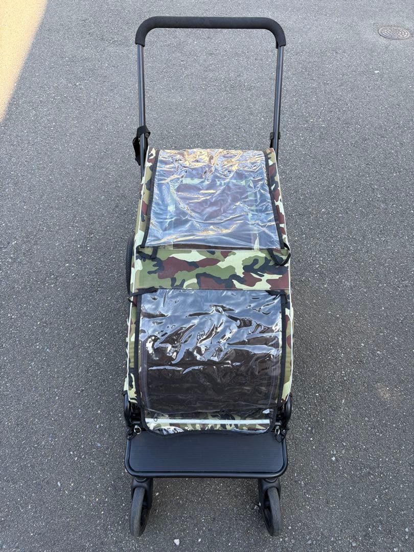 エアバギー キャリッジ 台車・ルーフ カモフラージュ ペットカート
