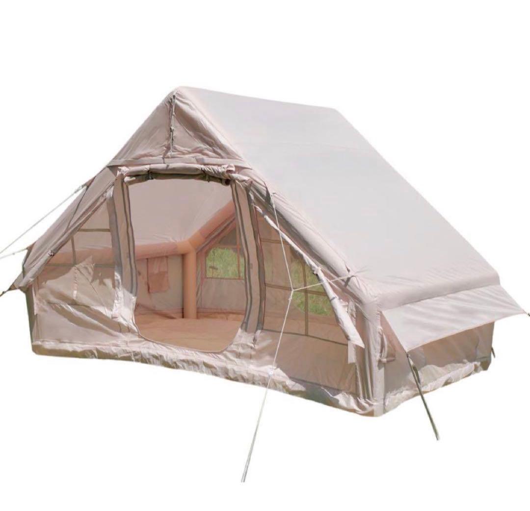 新品 インフレータブルテント エアーテントテント 4人用 ロッジテント